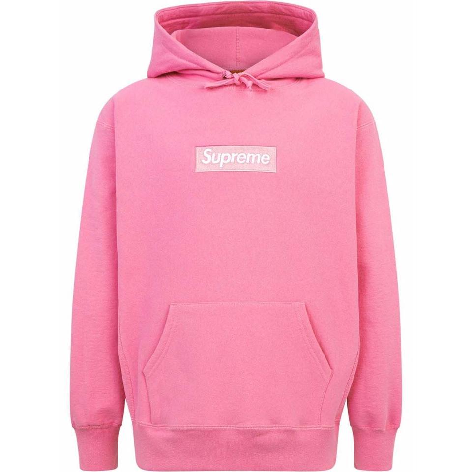 Pink Supreme Box Logo Hoodie | Supreme 104FM